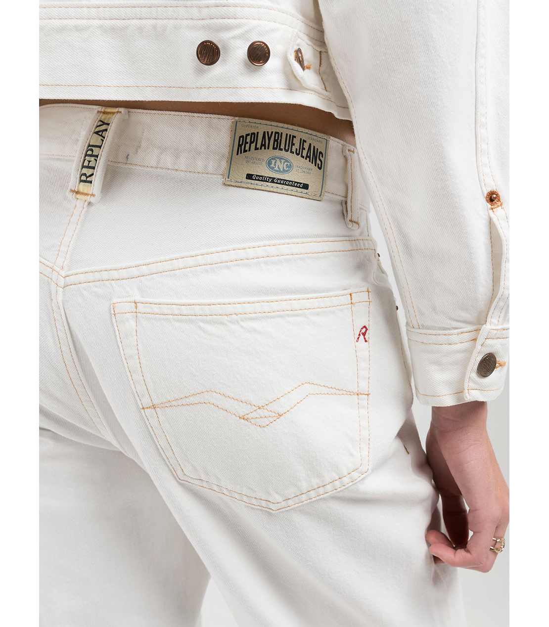 9Z1 ECO PLUS コンフォートストレートフィットデニム（セットアップモデル） 詳細画像 ホワイト 7